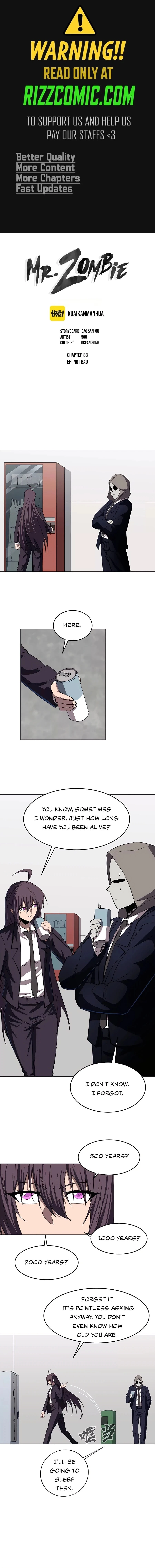 Mr. Zombie Chapter 83 - 1