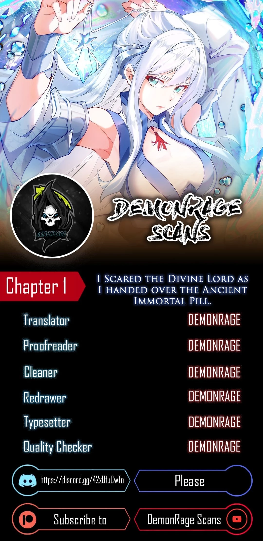 I Scared the Divine Lord as I Handed over the Ancient Immortal Pill Chapter 1 - 1