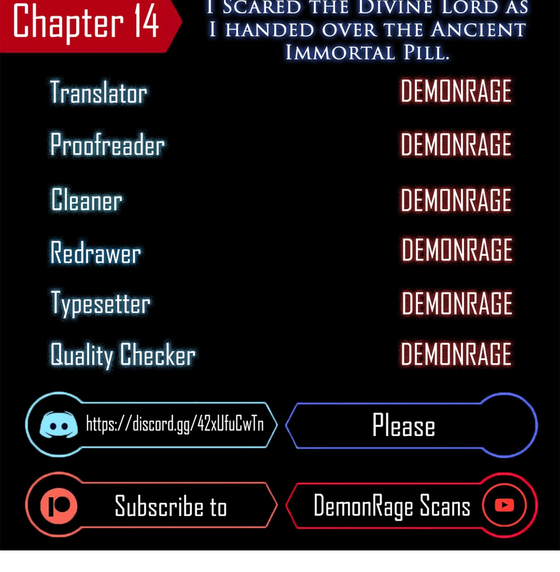 I Scared the Divine Lord as I Handed over the Ancient Immortal Pill Chapter 14.1 - 2