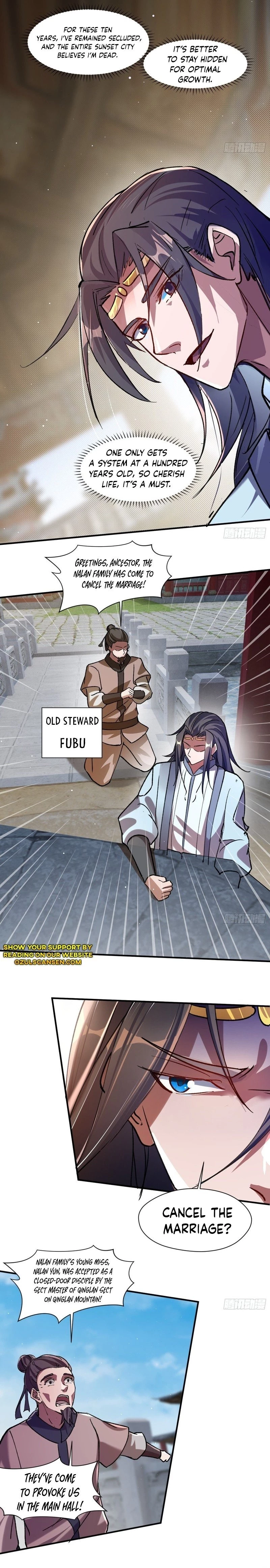When The System Opens After The Age Of 100, All Grandchildren Kneel Upon The Mountains! Chapter 2 - 5