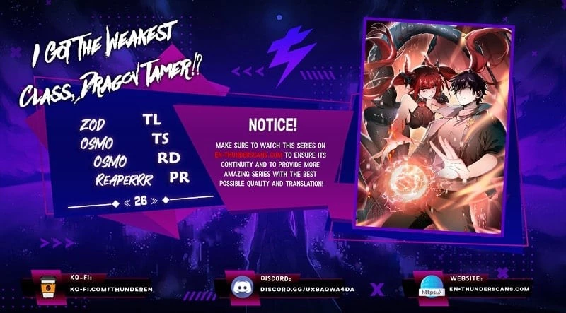 I Got The Weakest Class, Dragon Tamer!? Chapter 26 - 1