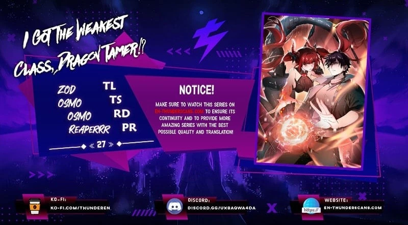I Got The Weakest Class, Dragon Tamer!? Chapter 27 - 1