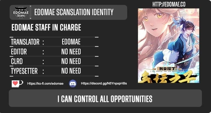 I Can Control All Opportunities Chapter 1 - 1
