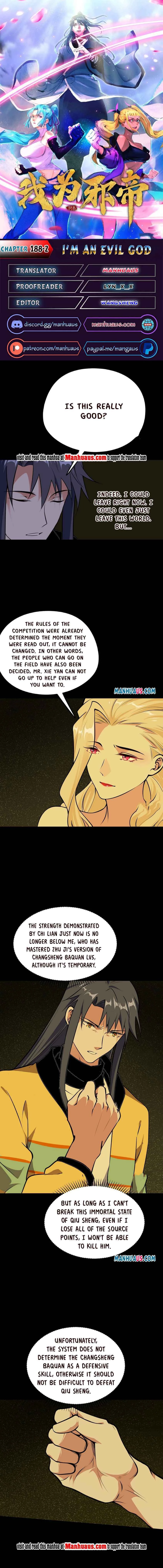 I'm an Evil God Chapter 188.2 - 1