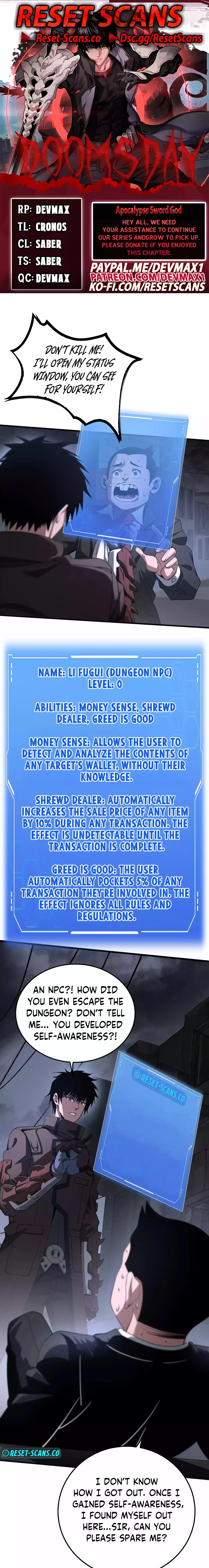 Apocalypse Sword God Chapter 21 - 1