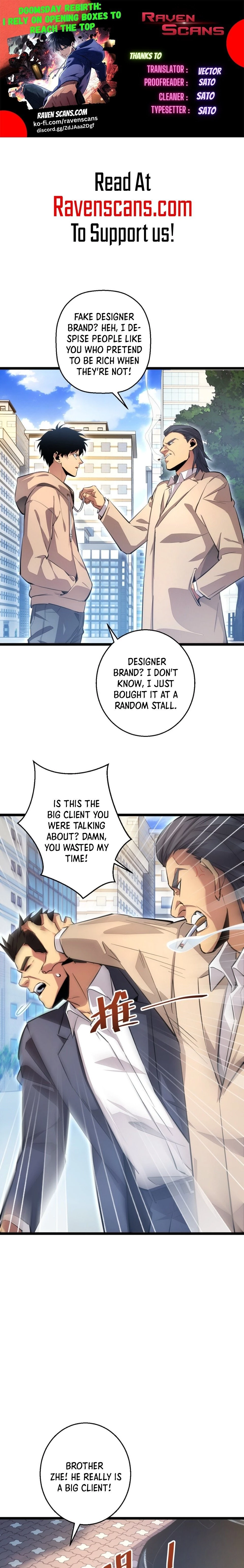 Rebirth in the end times: I reached the top by opening boxes Chapter 4 - 1