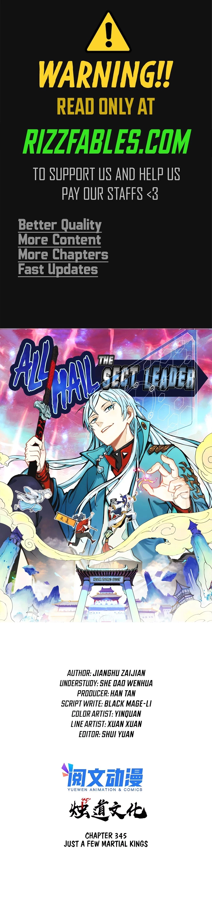 All Hail the Sect Leader Chapter 345 - 1